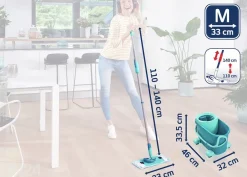 Moppisetti Leifheit Clean Twist M Erg pyörillä