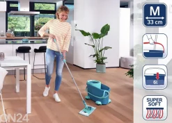 Moppisetti Leifheit Clean Twist M Erg pyörillä