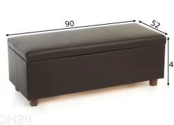 Nahkarahi säilytystilalla Venecija 90 cm