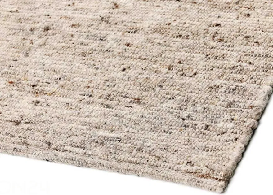 Narma käsinkudottu villamatto Hygge beige 90x160 cm