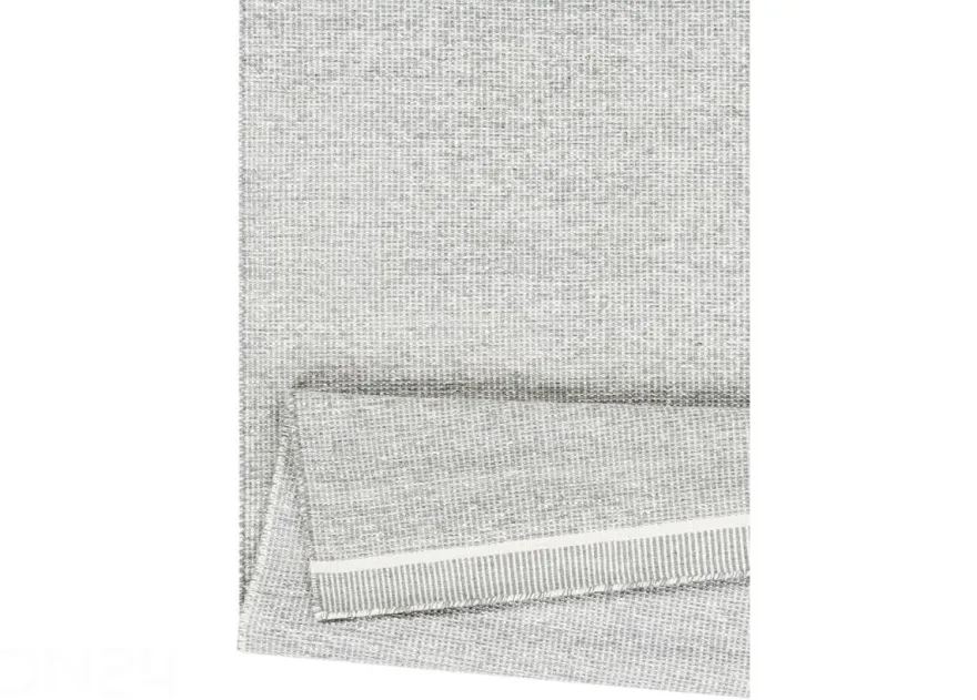 Narma käsinkudottu villamatto Nummela grey 140x200 cm