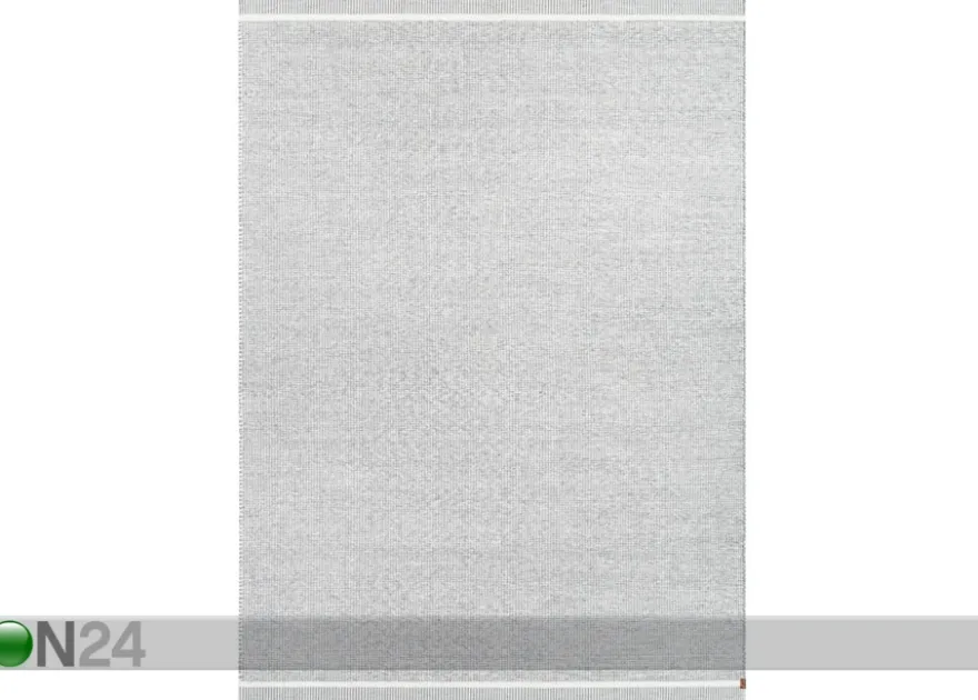 Narma käsinkudottu villamatto Nummela grey 140x200 cm