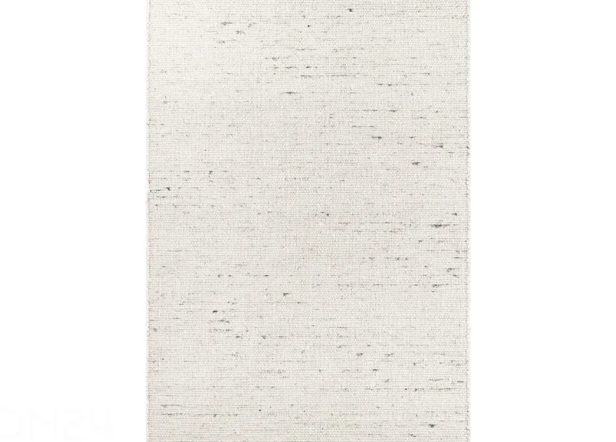 Narma käsinkudottu villamatto Hygge white 90x160 cm