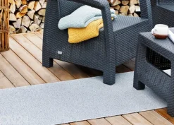 Narma muovimatto Neve silver metallic 70x100 cm
