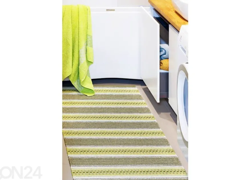 Narma muovimatto Runö olive 70x100 cm