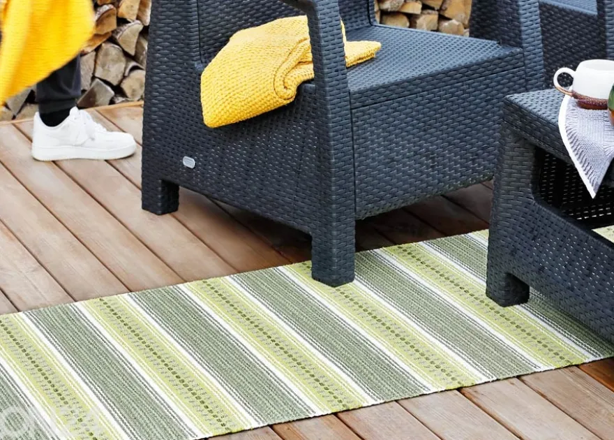 Narma muovimatto Runö olive 70x100 cm