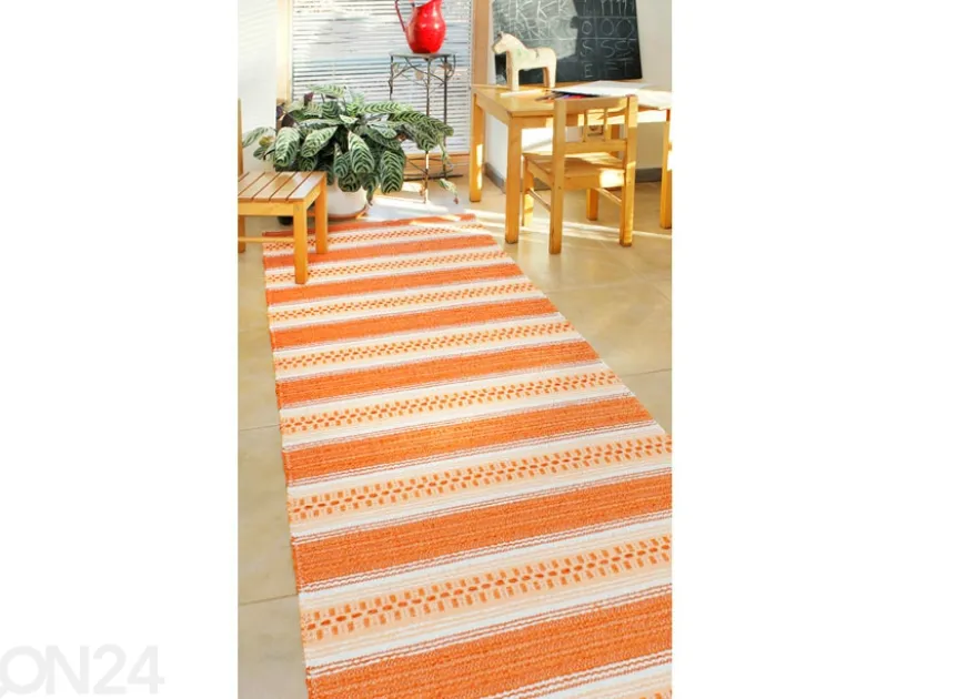 Narma muovimatto Runö orange 70x100 cm