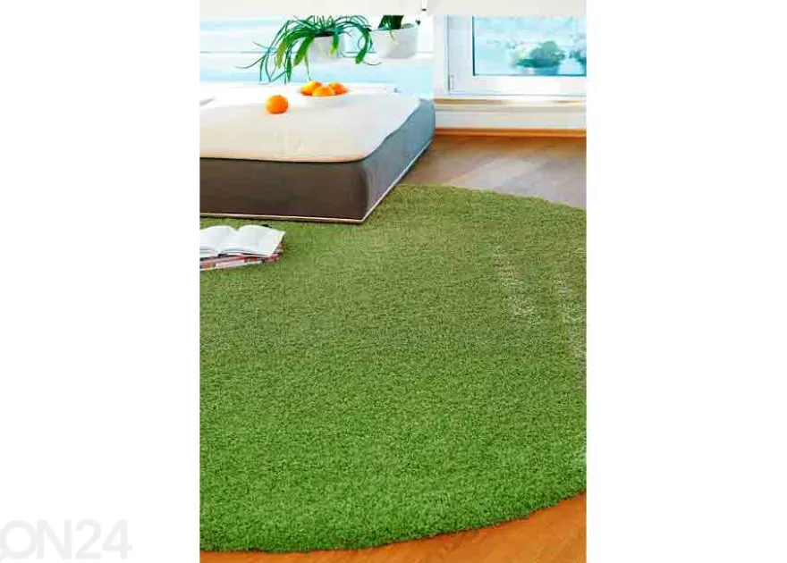 Narma pitkäkarvainen matto Spice™ vihreä 67x133 cm