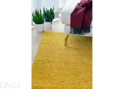 Narma pitkäkarvainen matto Spice™ keltainen 67x133 cm