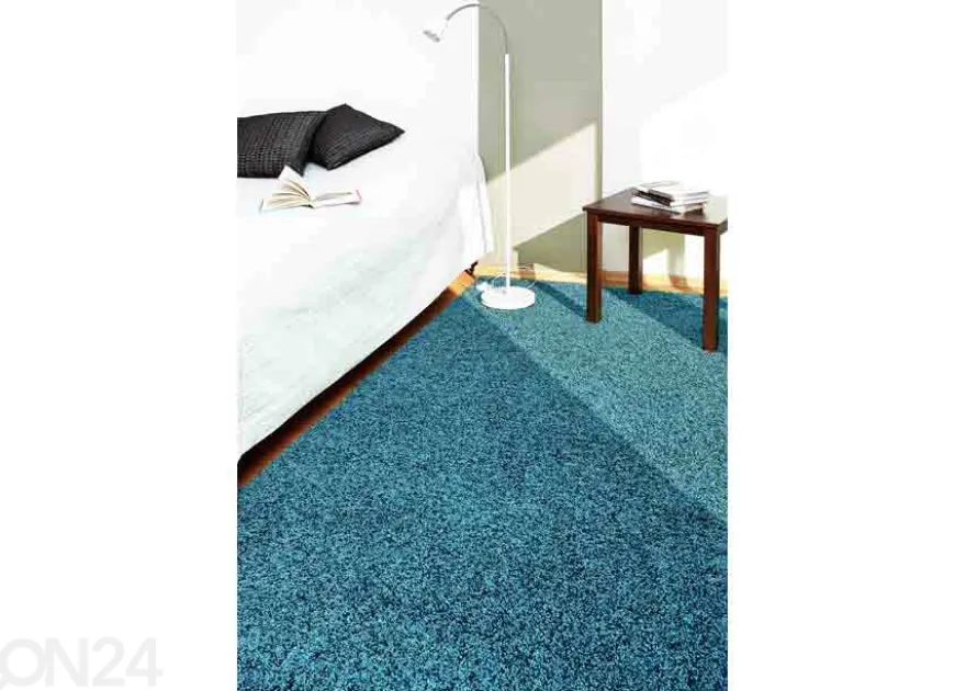 Narma pitkäkarvainen matto Spice™ petrooli 67x133 cm