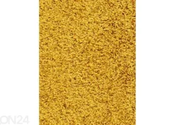 Narma pitkäkarvainen matto Spice™ keltainen pyöreä Ø 133 cm