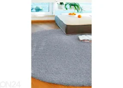 Narma pitkäkarvainen matto Spice™ harmaa pyöreä Ø 133 cm