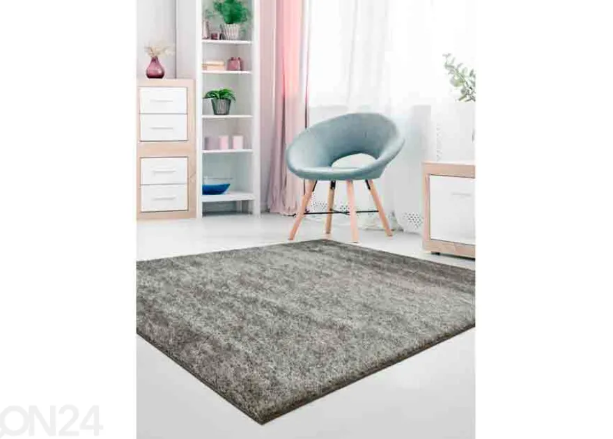 Narma pitkänukkainen matto Sky harmaa 80x150 cm
