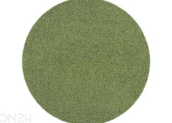 Narma pitkänukkainen matto Spice™ vihreä pyöreä Ø 133 cm