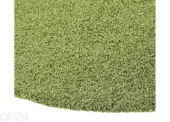 Narma pitkänukkainen matto Spice™ vihreä pyöreä Ø 133 cm
