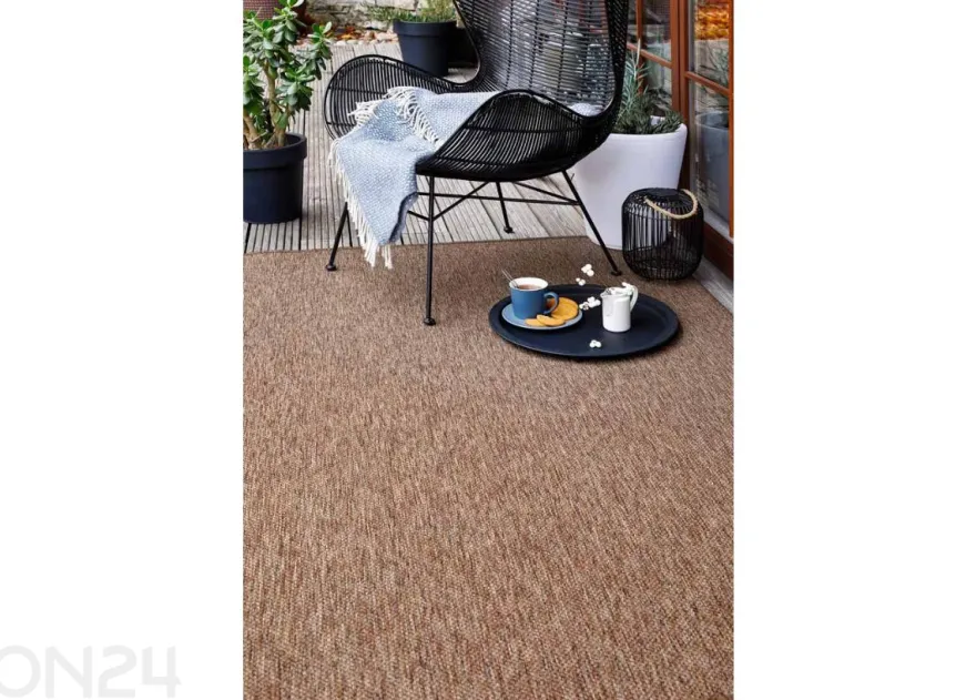 Narma sidosmatto Vagabond™ caramel pyöreä Ø 160 cm