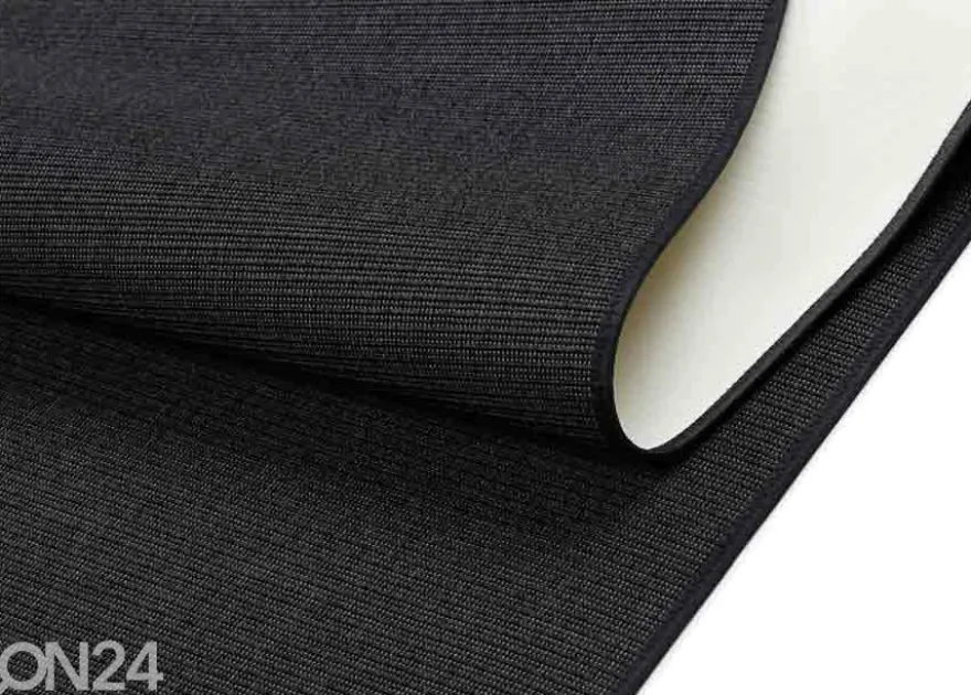Narma sileäkudosmatto Credo™ black pyöreä Ø 160 cm