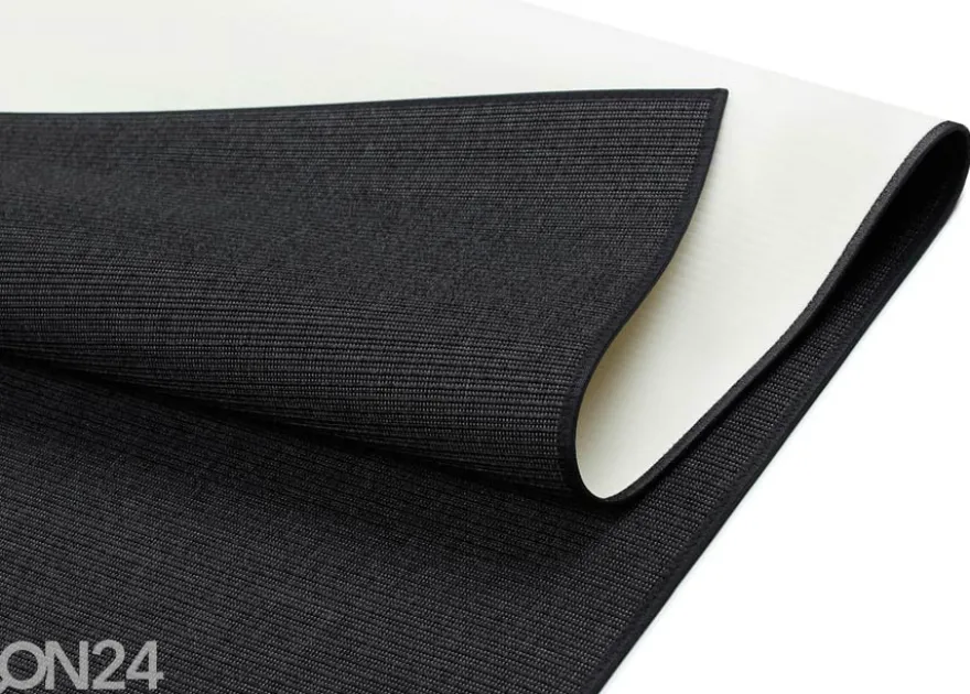 Narma sileäkudosmatto Credo™ black 60x80 cm