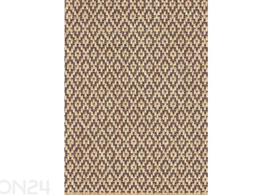 Narma sileäpintainen matto Bello™ beige pyöreä Ø 160 cm