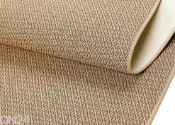 Narma sileäpintainen matto Bello™ beige pyöreä Ø 160 cm