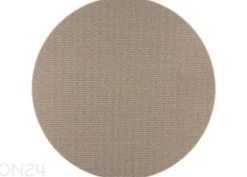Narma sileäpintainen matto Bello™ beige pyöreä Ø 160 cm