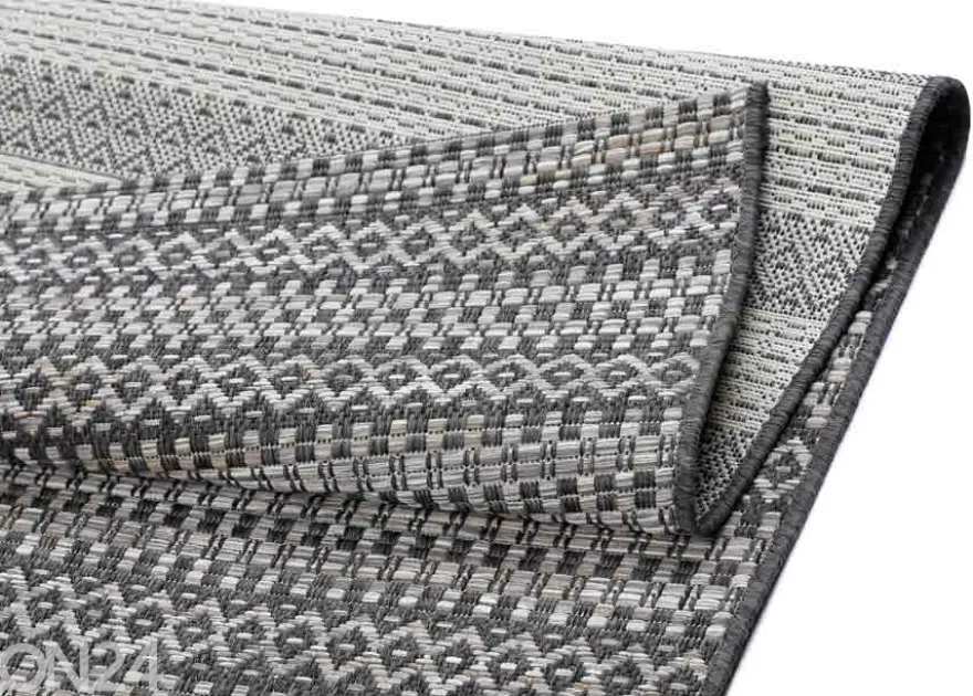 Narma sileäpintainen matto Hendrik anthracite/cliff grey 120x170 cm