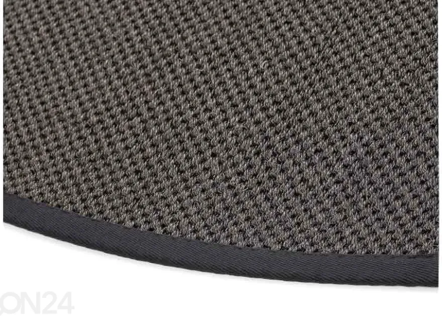 Narma sisalmatto Dragon™ antrasiitti pyöreä Ø 160 cm
