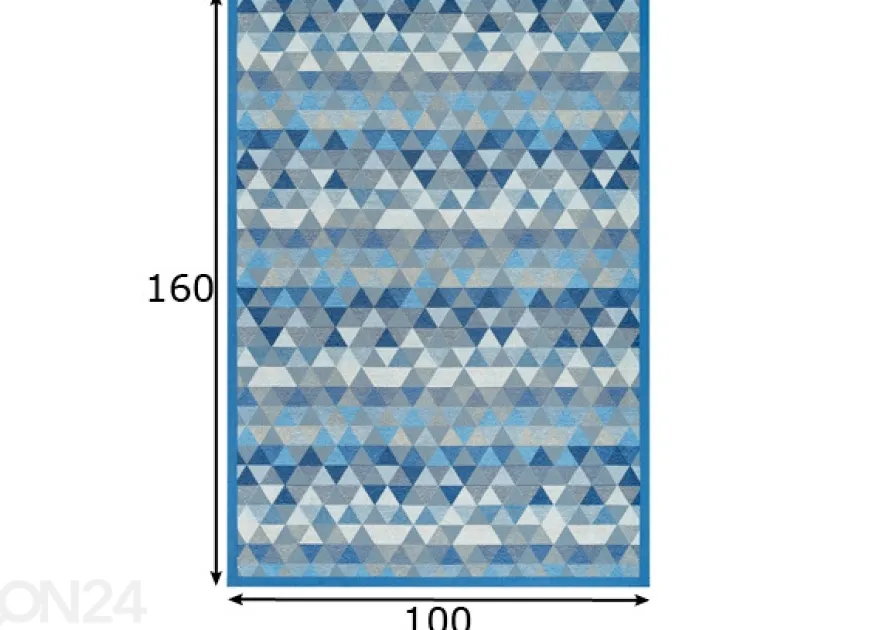 Narma smartWeave® matto Luke blue 100x160 cm