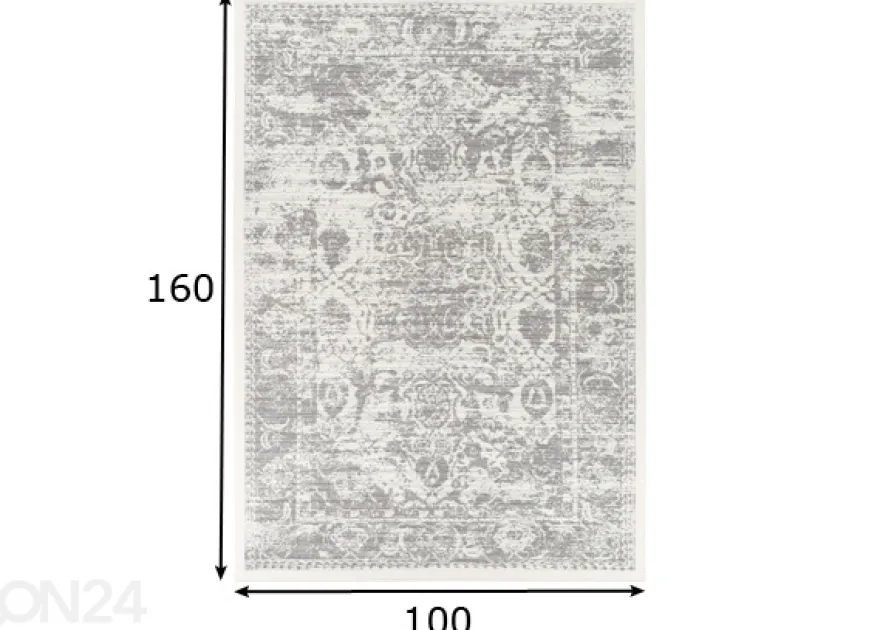 Narma smartWeave® matto Palmse white 100x160 cm