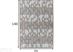 Narma smartWeave® matto Treski linen 70x140 cm