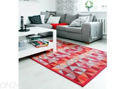 Narma smartWeave® matto Treski red 100x160 cm