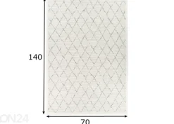 Narma smartWeave® matto Vao white 70x140 cm