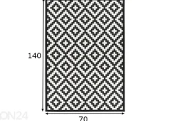 Narma smartWeave® matto Viki black 70x140 cm