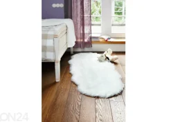 Narma Vegan Fur plyysimatto Dolly ivory 60x160 cm