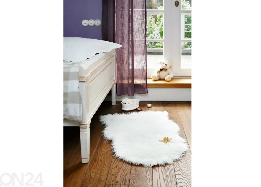 Narma Vegan Fur plyysimatto Dolly ivory 60x90 cm