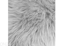 Narma Vegan Fur plyysimatto Dolly silver 60x90 cm