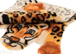 Narma Vegan Fur plyysimatto KIDS BUDDY 70x110 Leopardi