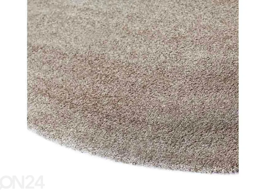 Narma velour matto Noble™ beige pyöreä Ø 133 cm