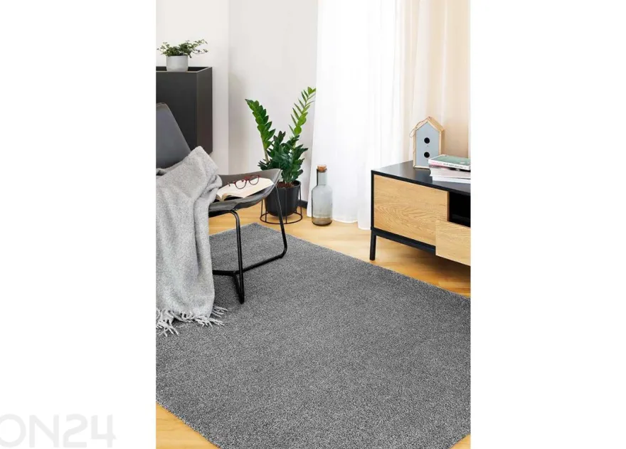 Narma velour matto Noble™ grey pyöreä Ø 133 cm