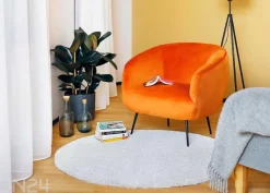 Narma velour matto Noble™ salt pyöreä Ø 133 cm