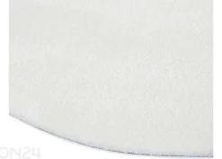 Narma velour matto Noble™ white pyöreä Ø 133 cm
