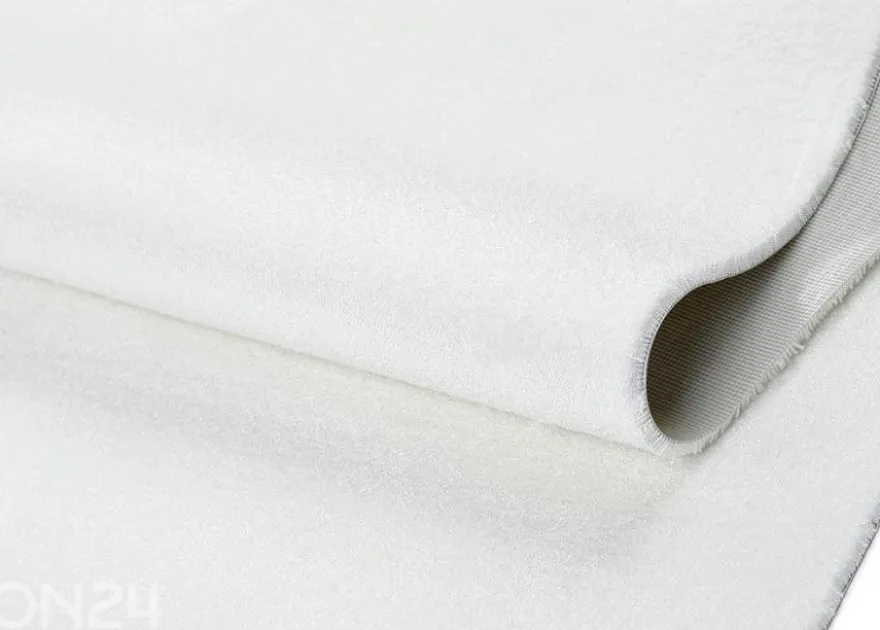 Narma veluurimatto Eden™ white pyöreä Ø 133 cm