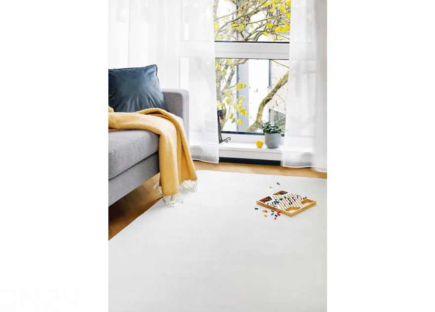 Narma veluurimatto Eden™ white 67x133 cm