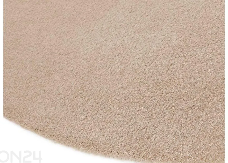 Narma veluurimatto Noble™ pyöreä latte Ø 133 cm