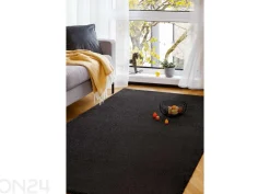 Narma veluurimatto Noble™ pyöreä carbon Ø 133 cm