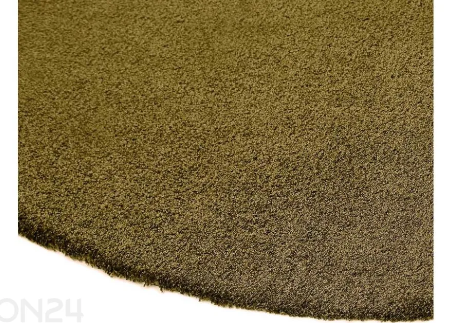 Narma veluurimatto Noble™ pyöreä olive Ø 133 cm