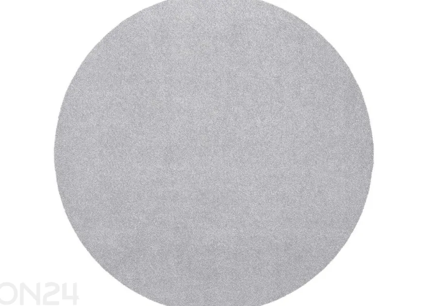 Narma veluurimatto Wow™ pyöreä harmaa Ø 133 cm
