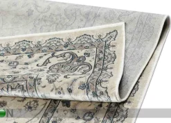 Narma viskoosimatto Fatima sand-blue 80x125 cm