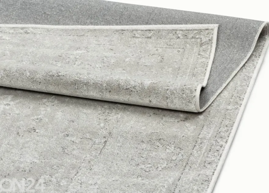 Narma viskoosimatto Maya silver 80x220 cm