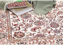 Narma viskoosimatto Yasmin white 67x140 cm